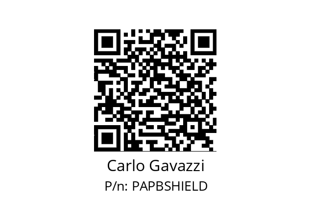   Carlo Gavazzi PAPBSHIELD