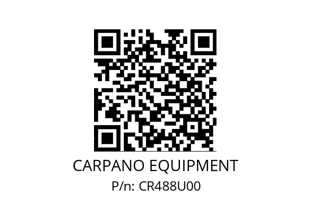   CARPANO EQUIPMENT CR488U00