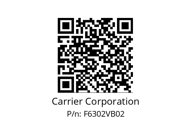   Carrier Corporation F6302VB02