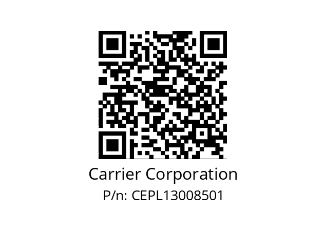   Carrier Corporation CEPL13008501