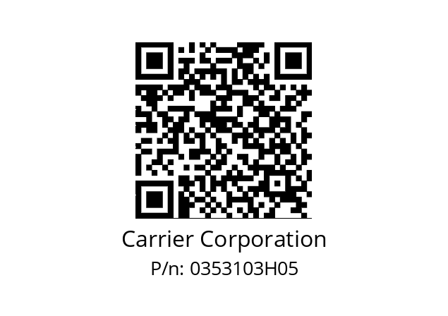   Carrier Corporation 0353103H05