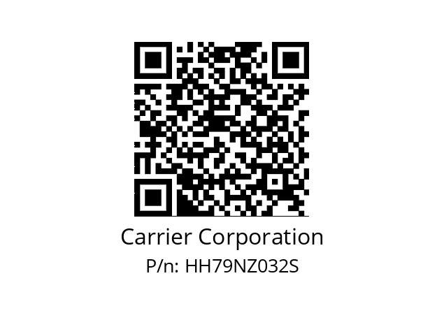   Carrier Corporation HH79NZ032S