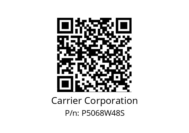   Carrier Corporation P5068W48S