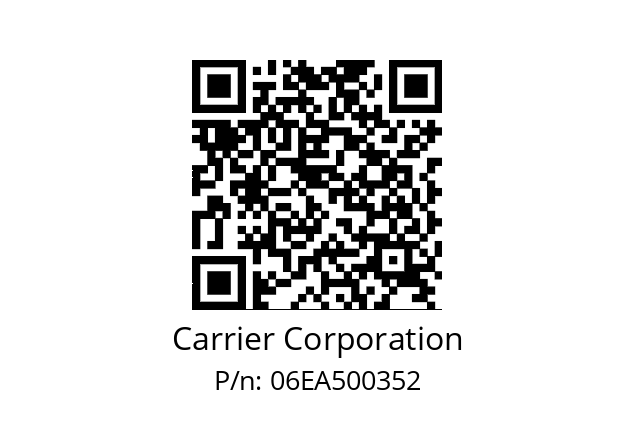   Carrier Corporation 06EA500352