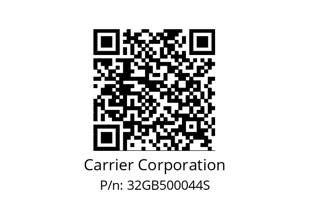   Carrier Corporation 32GB500044S