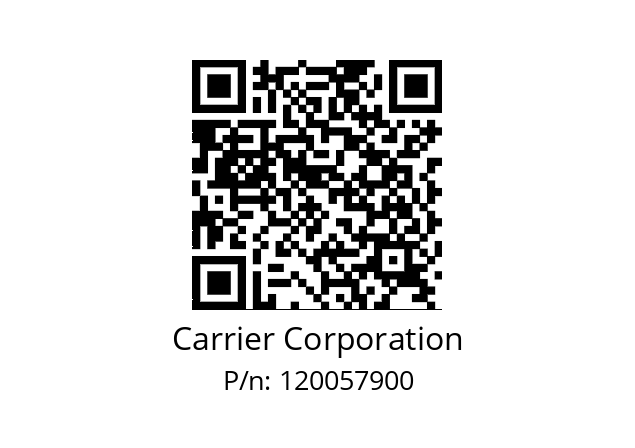   Carrier Corporation 120057900