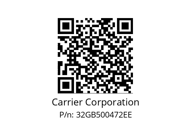   Carrier Corporation 32GB500472EE