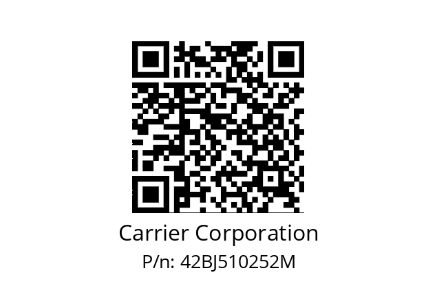   Carrier Corporation 42BJ510252M