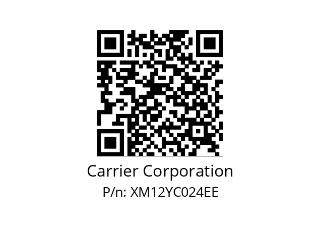   Carrier Corporation XM12YC024EE