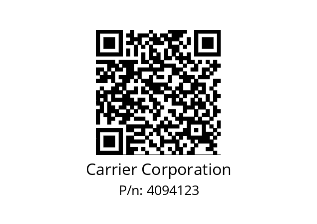   Carrier Corporation 4094123