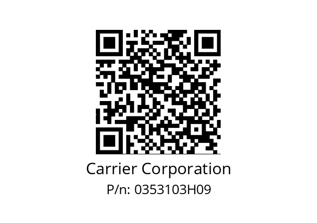   Carrier Corporation 0353103H09