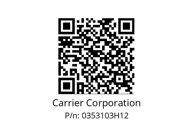   Carrier Corporation 0353103H12