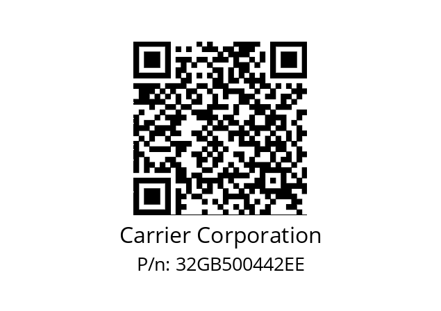   Carrier Corporation 32GB500442EE