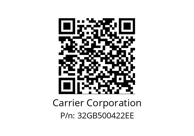   Carrier Corporation 32GB500422EE