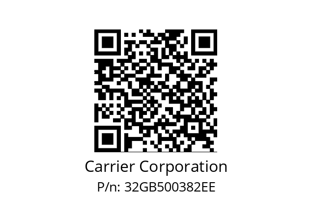   Carrier Corporation 32GB500382EE