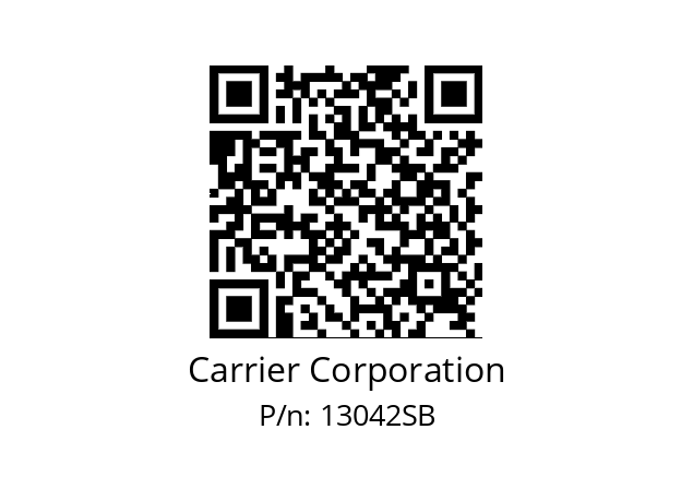   Carrier Corporation 13042SB