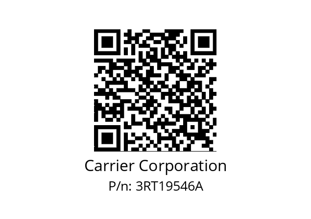   Carrier Corporation 3RT19546A