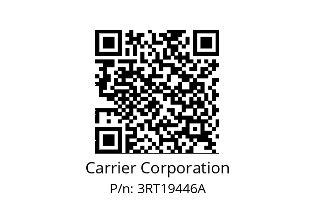   Carrier Corporation 3RT19446A