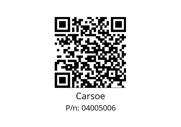   Carsoe 04005006