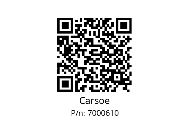   Carsoe 7000610