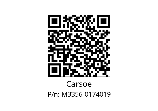   Carsoe МЗЗ56-0174019