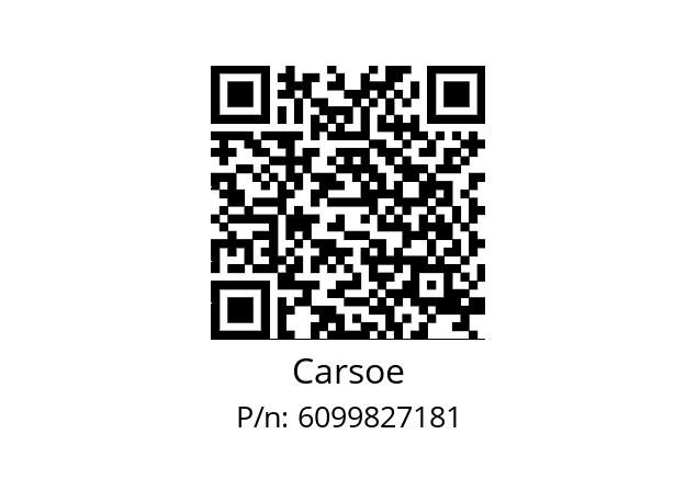   Carsoe 6099827181