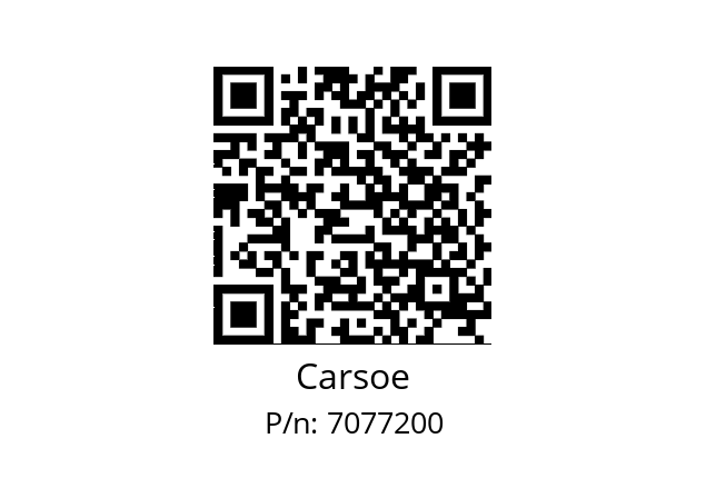   Carsoe 7077200