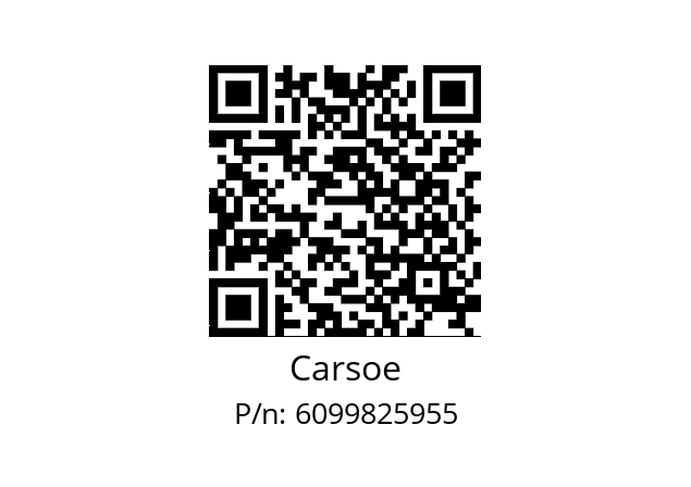   Carsoe 6099825955