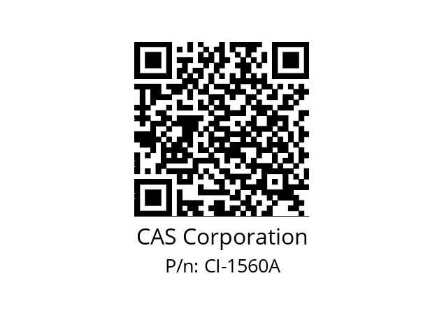   CAS Corporation CI-1560A