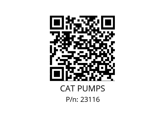   CAT PUMPS 23116