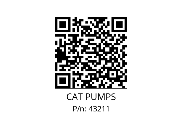   CAT PUMPS 43211