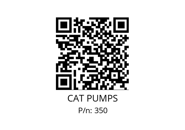   CAT PUMPS 350