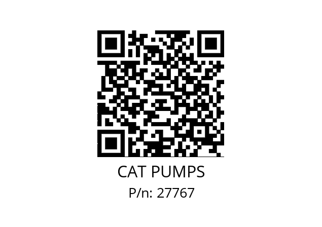   CAT PUMPS 27767