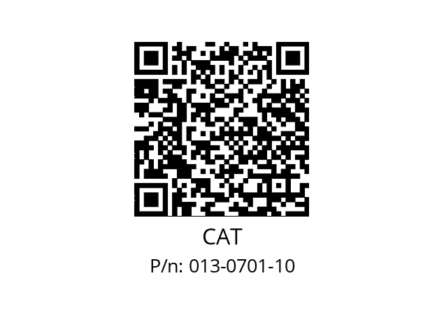   CAT 013-0701-10