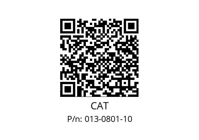   CAT 013-0801-10