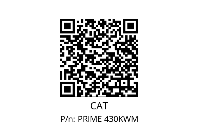   CAT PRIME 430KWM