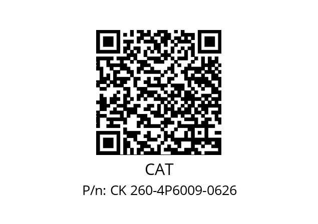   CAT CK 260-4P6009-0626