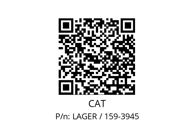   CAT LAGER / 159-3945