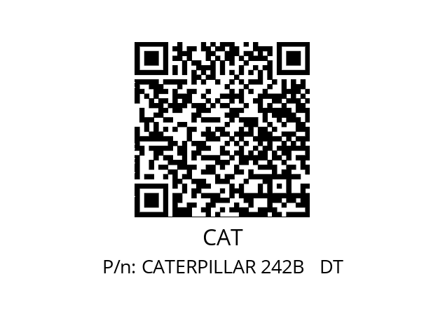   CAT CATERPILLAR 242B   DT