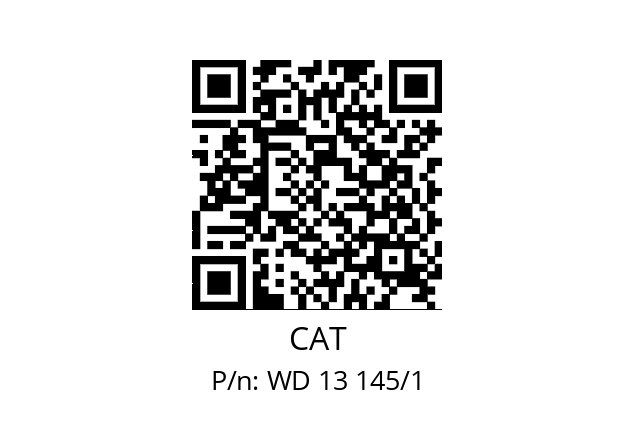   CAT WD 13 145/1