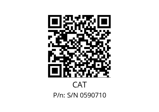   CAT S/N 0590710