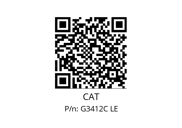   CAT G3412C LE