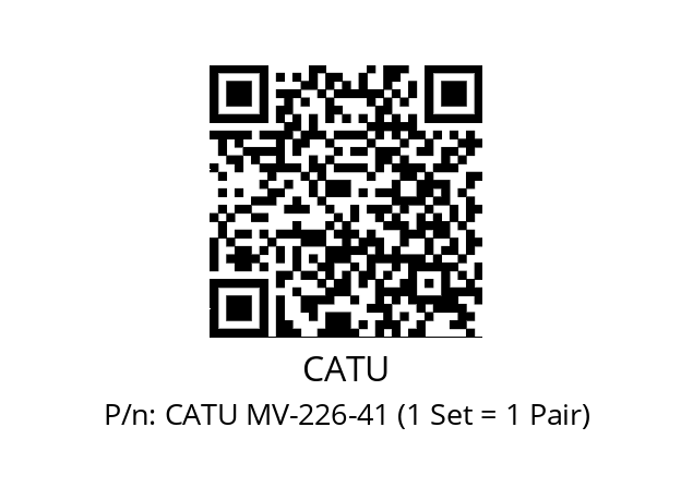   CATU CATU MV-226-41 (1 Set = 1 Pair)