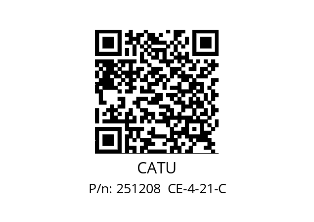   CATU 251208  CE-4-21-C