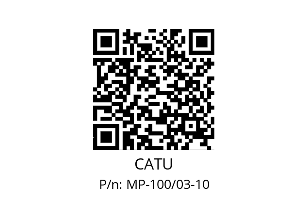   CATU MP-100/03-10