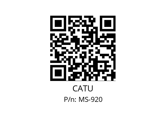   CATU MS-920