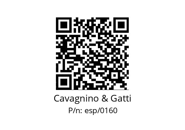   Cavagnino & Gatti esp/0160