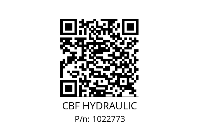   CBF HYDRAULIC 1022773