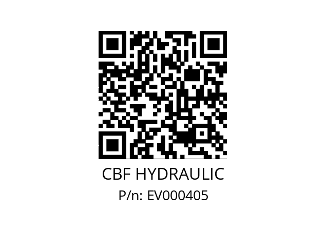   CBF HYDRAULIC EV000405