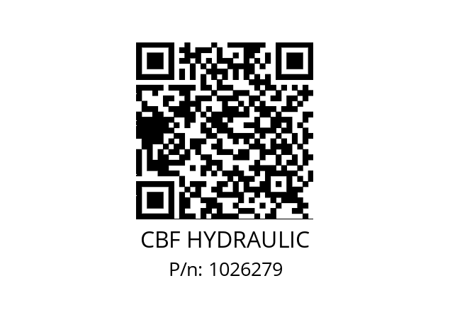   CBF HYDRAULIC 1026279